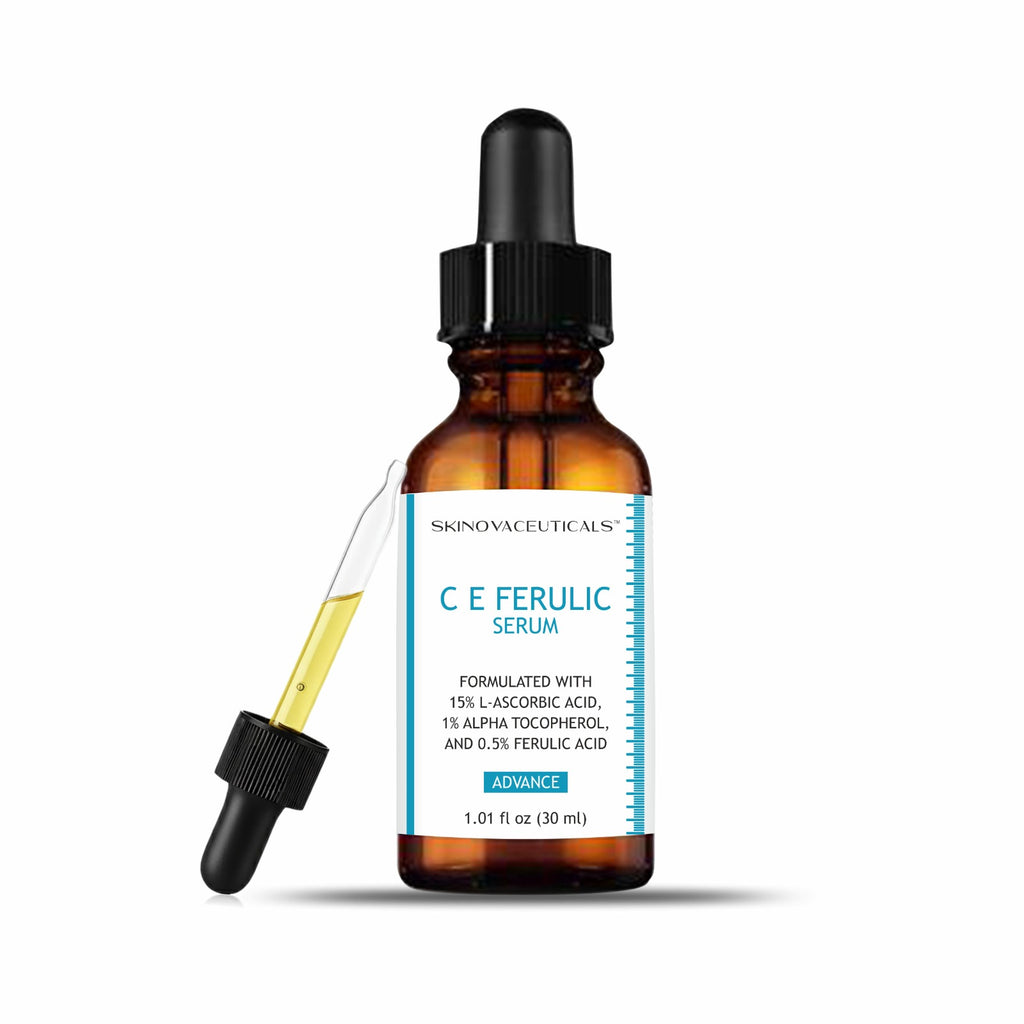 SkinovaCeuticals C E Ferulic with 15% L-Ascorbic Acid — Vitamin C Serum for Anti-Aging, Firming, and Brightening — 1.01 fl oz / 30 ml