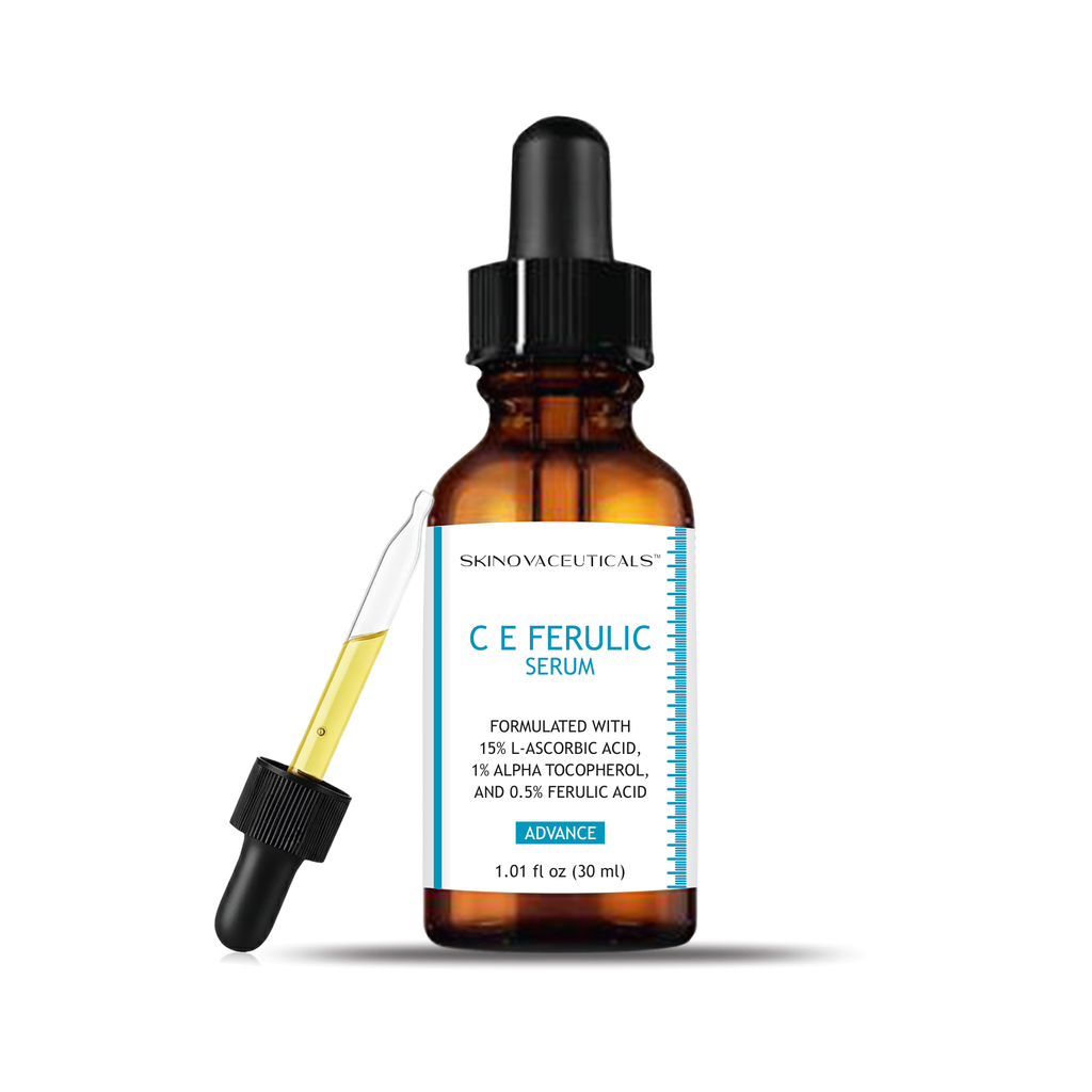 SkinovaCeuticals C E Ferulic with 15% L-Ascorbic Acid — Vitamin C Serum for Anti-Aging, Firming, and Brightening — 1.01 fl oz / 30 ml