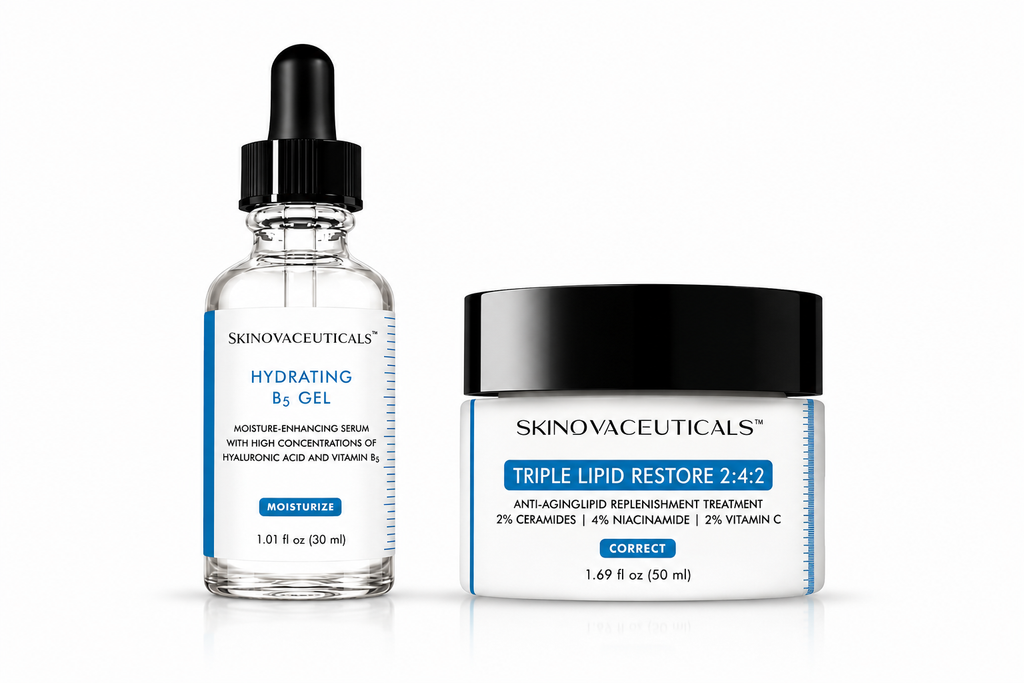 SkinovaCeuticals Hydration &     Hydrating B5 Gel + Triple Lipid Cream